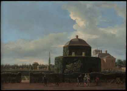 Image of Jan Van Der Heyden, Dutch, 1637-1712 painting, a Dutch landscape painter.