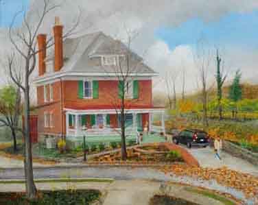 Rachel's Home painted by Tom Lohre.