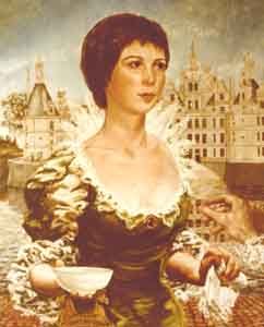 Marie Stockl  oil portrait
