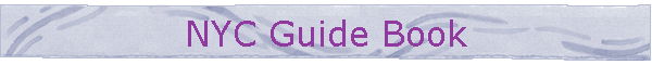 NYC Guide Book